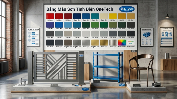 So sánh sơn tĩnh điện và sơn truyền thống cho sản phẩm kim loại tại Cần Thơ