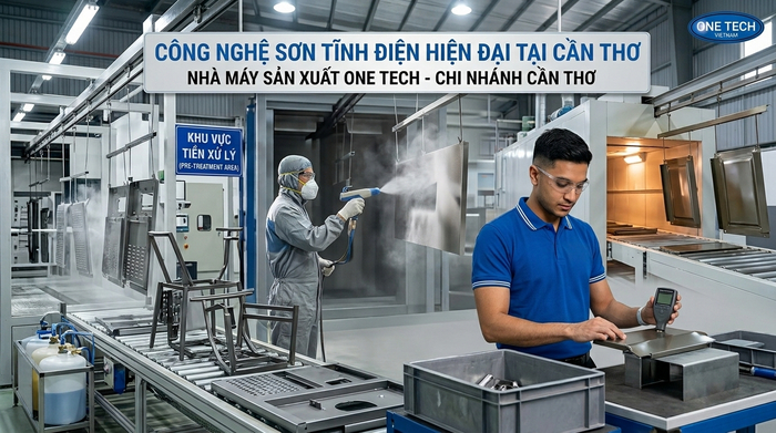 Quy trình sơn tĩnh điện đúng chuẩn hạn chế gỉ sét Quy trình sơn tĩnh điện đúng chuẩn tại Cần Thơ
