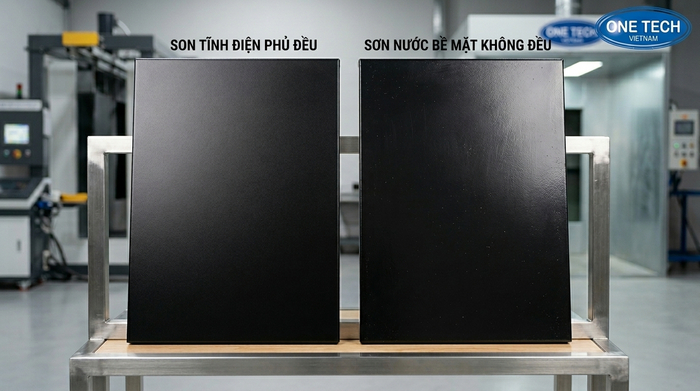 Ứng dụng sơn tĩnh điện Cần Thơ cho kệ sắt lan can và khung kim loại