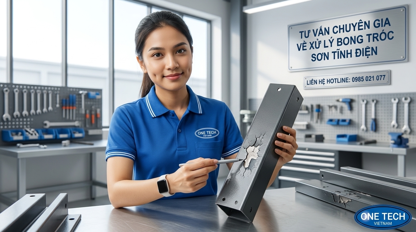 Lựa chọn đơn vị xử lý sơn tĩnh điện bong tróc uy tín tại Cần Thơ