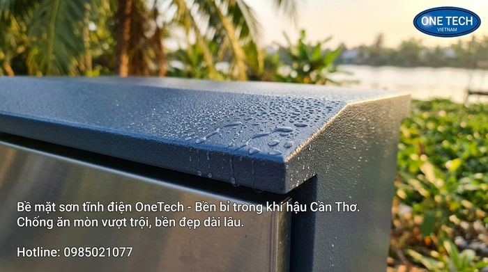 Sơn tĩnh điện có bền không Cần Thơ trên bề mặt kim loại Bề mặt kim loại sơn tĩnh điện bền trong điều kiện Cần Thơ
