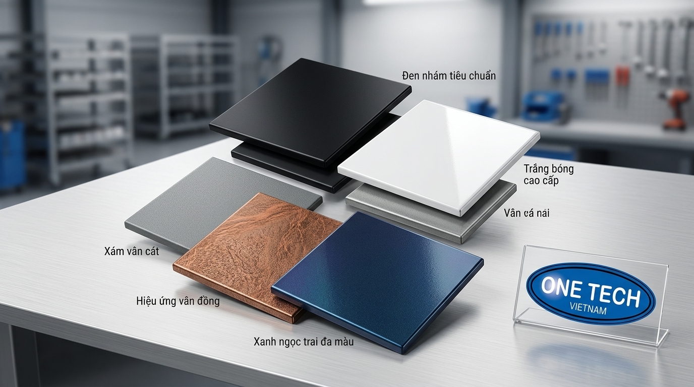 Các yếu tố ảnh hưởng đến giá sơn tĩnh điện theo màu