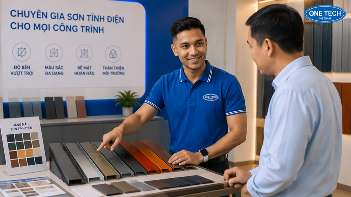 Tư vấn sơn tĩnh điện màu hot tại Cần Thơ thuộc OneTech Group
