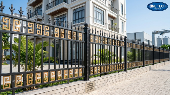 OneTech sơn tĩnh điện hàng rào Cần Thơ OneTech sơn tĩnh điện hàng rào tại Cần Thơ cho công trình dân dụng và công nghiệp