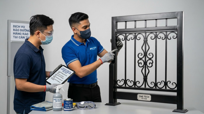 Tư vấn sơn tĩnh điện hàng rào Cần Thơ OneTech Tư vấn sơn tĩnh điện hàng rào Cần Thơ tại OneTech